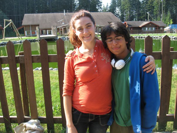 Mentor and teen sharing a warm moment of connection
